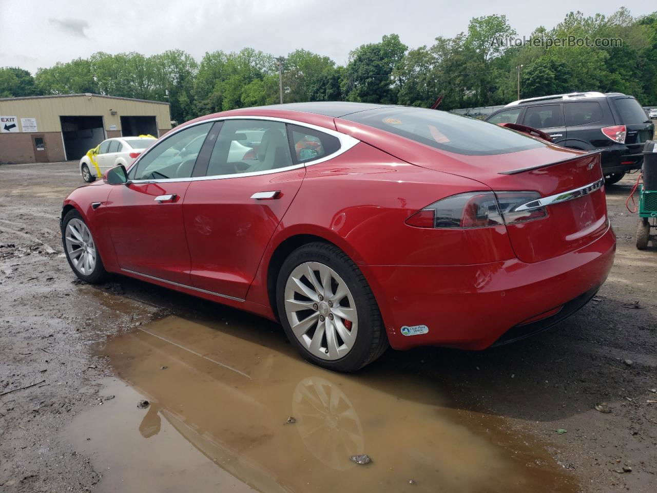 2019 Tesla Model S  Red vin: 5YJSA1E4XKF337478