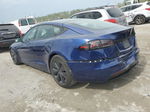 2022 Tesla Model S  Blue vin: 5YJSA1E50NF492716