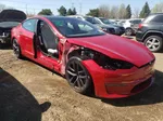 2021 Tesla Model S  Red vin: 5YJSA1E56MF436438