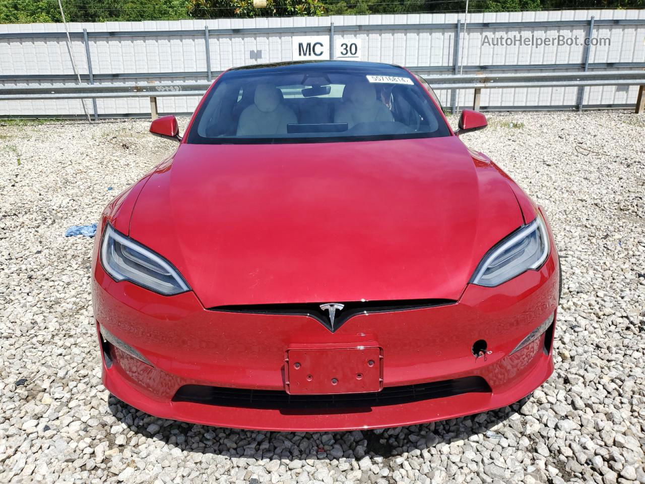2021 Tesla Model S  Red vin: 5YJSA1E57MF454575
