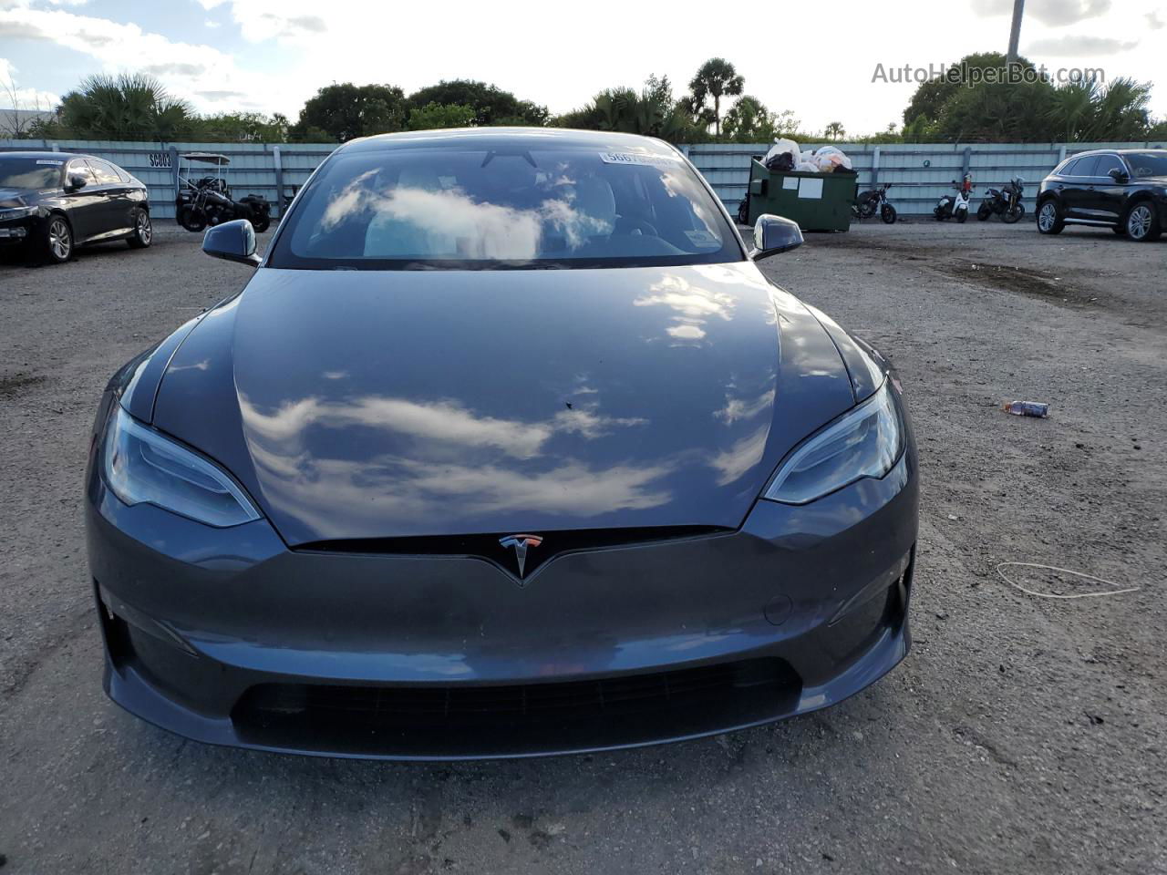 2021 Tesla Model S  Gray vin: 5YJSA1E61MF452314