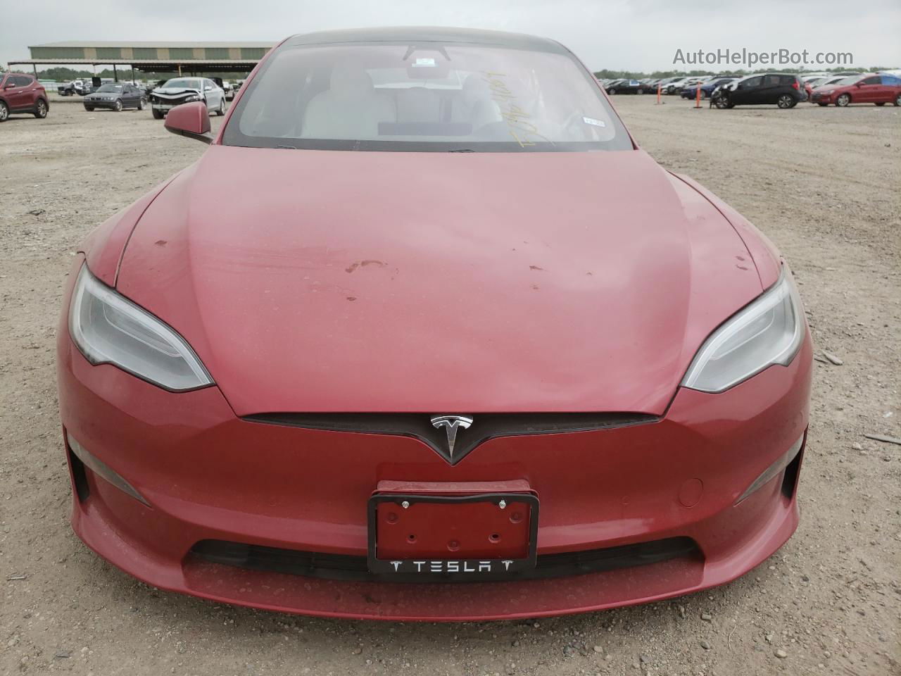 2021 Tesla Model S  Red vin: 5YJSA1E62MF454931