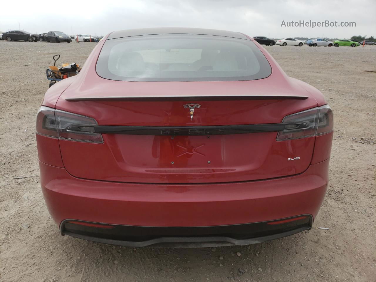 2021 Tesla Model S  Red vin: 5YJSA1E62MF454931
