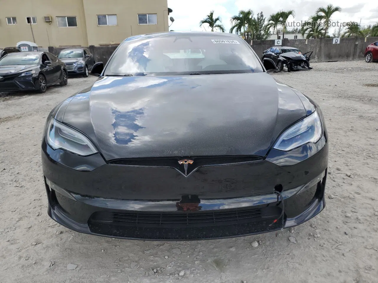 2021 Tesla Model S  Черный vin: 5YJSA1E6XMF453803