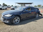 2014 Tesla Model S  Blue vin: 5YJSA1H10EFP36874