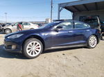 2014 Tesla Model S  Blue vin: 5YJSA1H10EFP44215