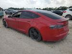 2014 Tesla Model S  Red vin: 5YJSA1H10EFP44229