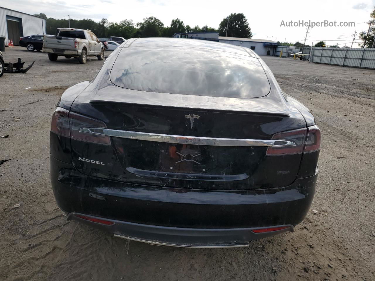 2014 Tesla Model S  Black vin: 5YJSA1H10EFP45350