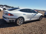 2014 Tesla Model S  White vin: 5YJSA1H11EFP31800