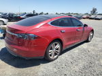 2014 Tesla Model S  Red vin: 5YJSA1H11EFP52257