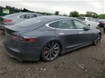 2014 Tesla Model S Gray vin: 5YJSA1H11EFP52274