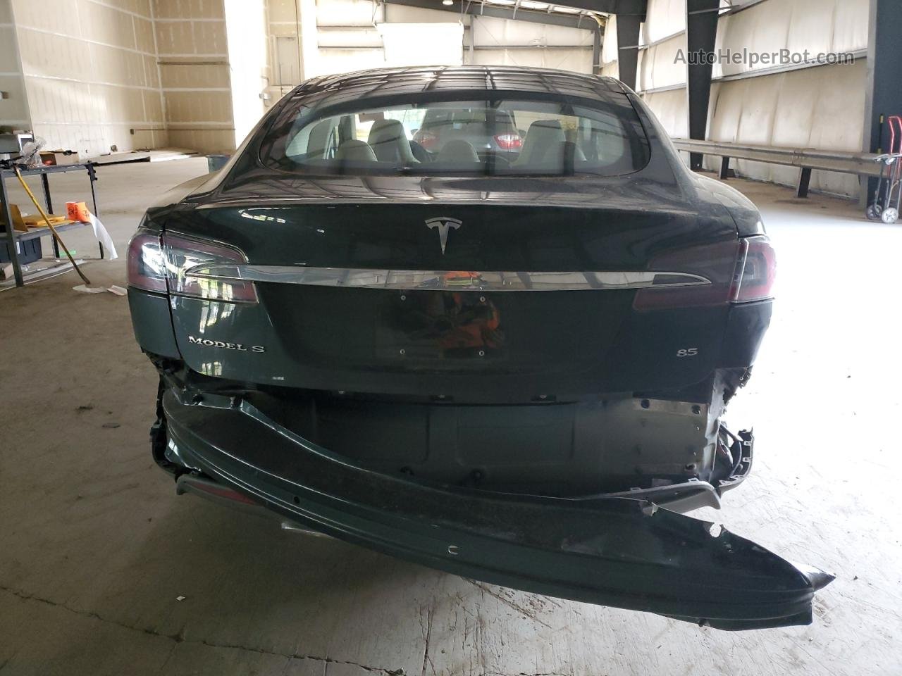 2014 Tesla Model S  Green vin: 5YJSA1H12EFP50565