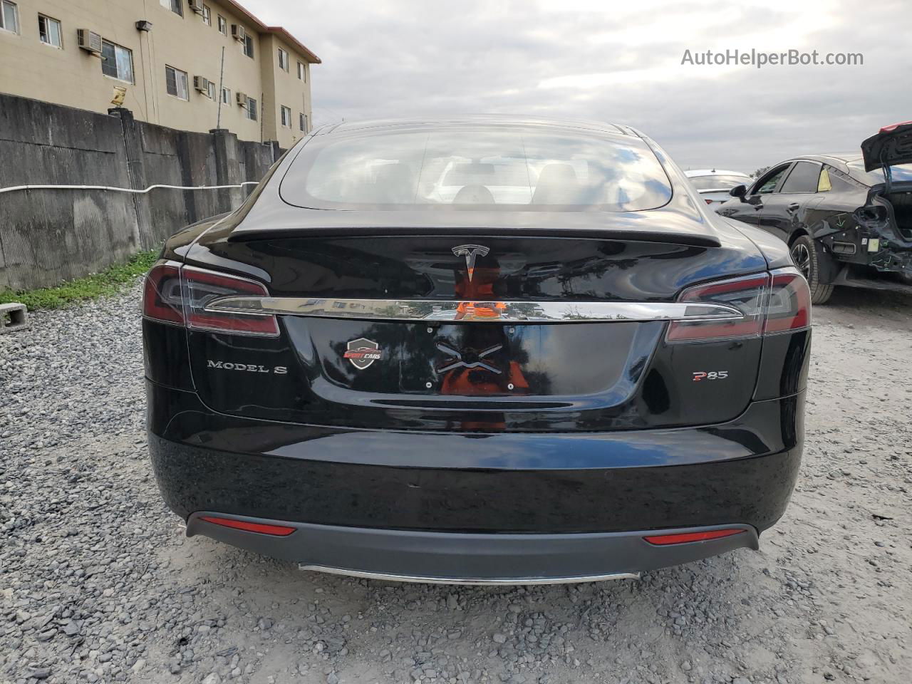 2014 Tesla Model S  Черный vin: 5YJSA1H12EFP21664