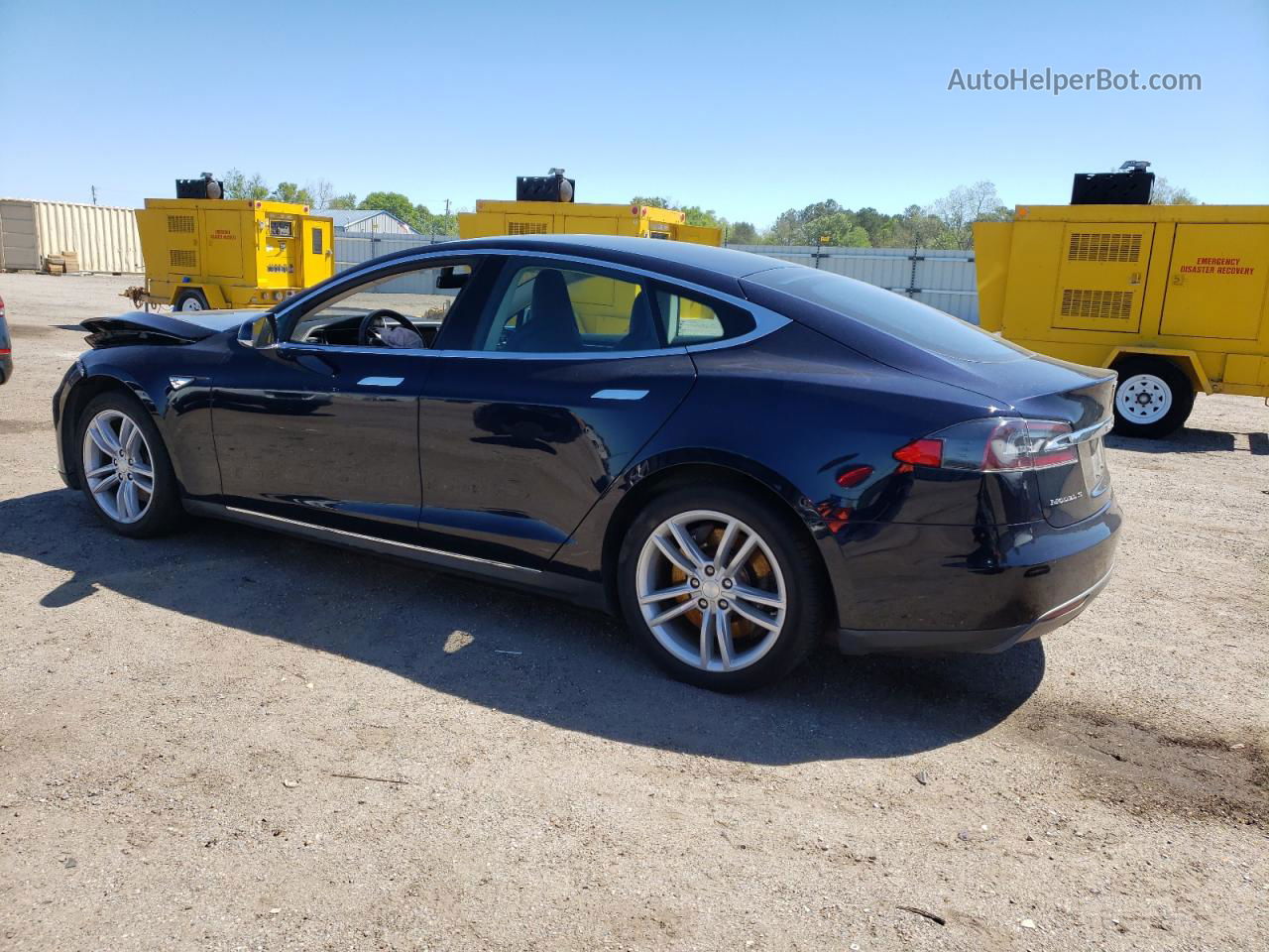 2014 Tesla Model S  Blue vin: 5YJSA1H12EFP28467