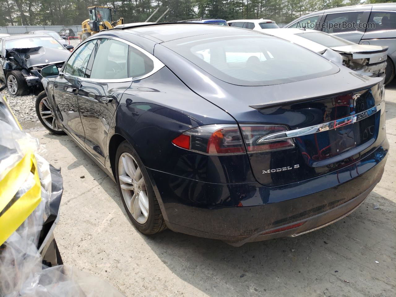 2014 Tesla Model S  Blue vin: 5YJSA1H12EFP31787