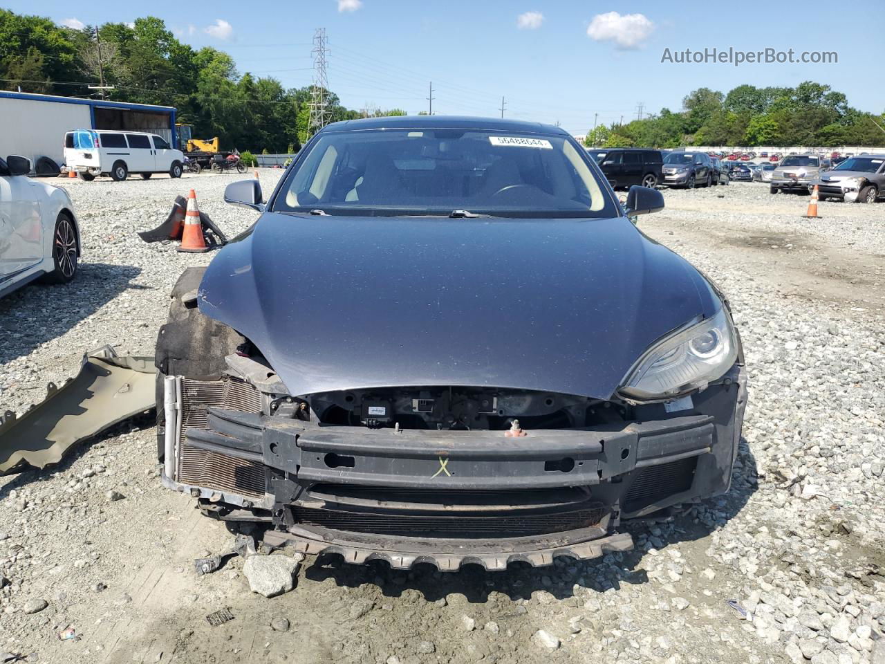 2014 Tesla Model S  Charcoal vin: 5YJSA1H12EFP48105