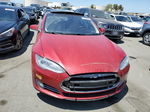 2014 Tesla Model S  Red vin: 5YJSA1H12EFP50324