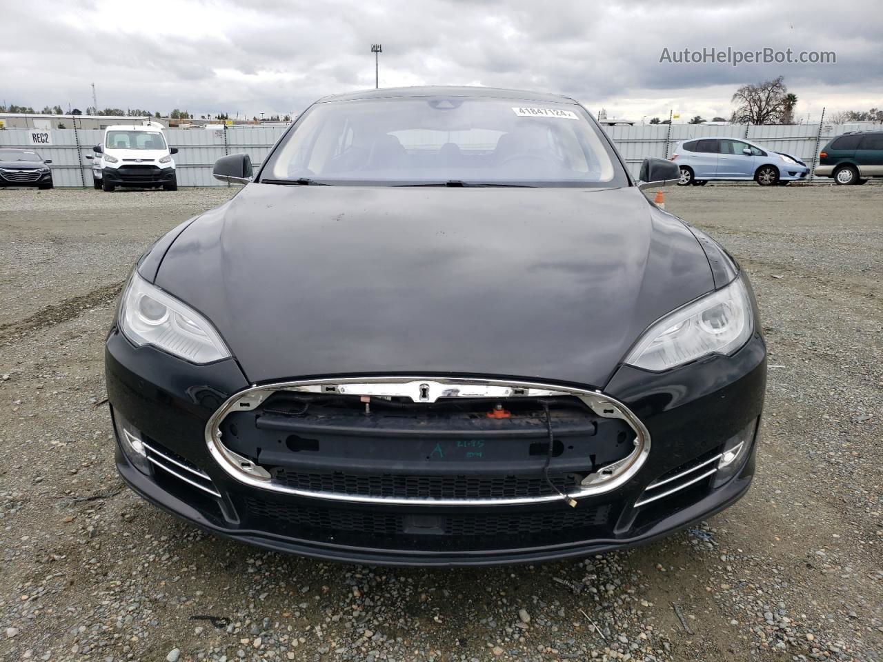 2014 Tesla Model S  Black vin: 5YJSA1H12EFP56978