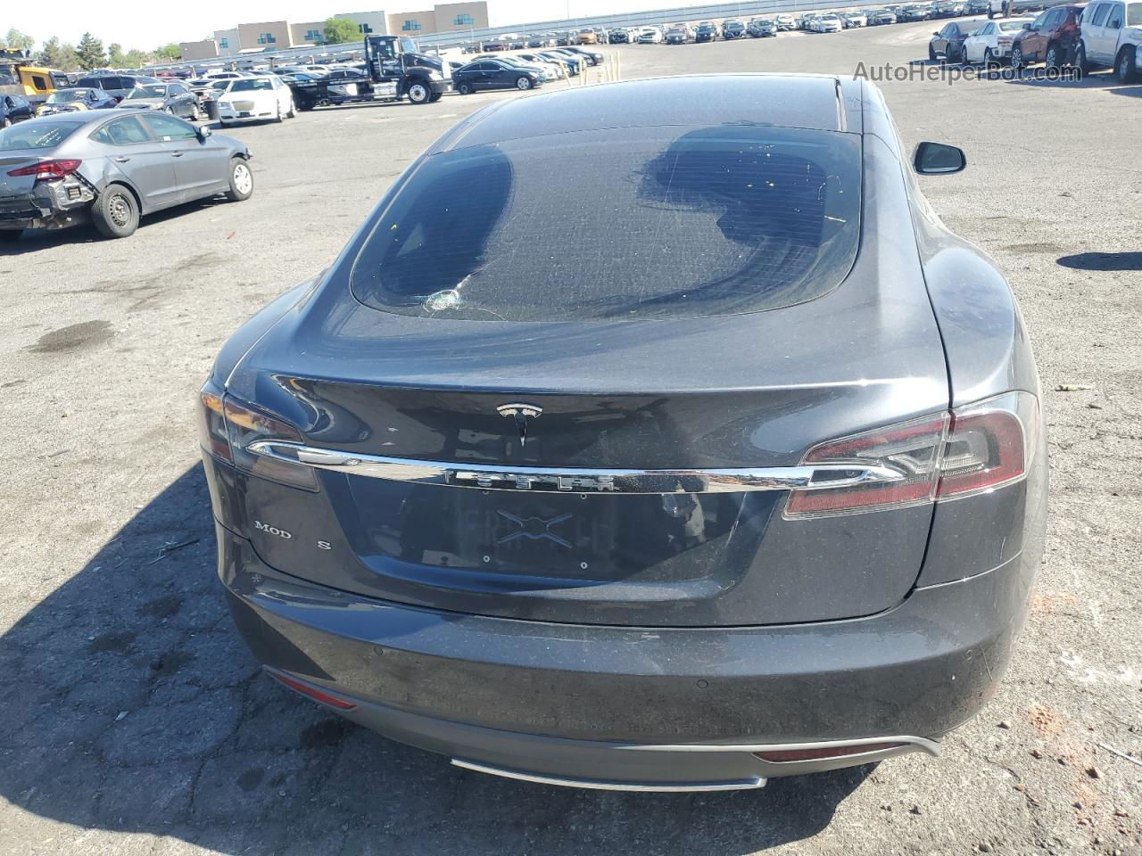 2014 Tesla Model S  Gray vin: 5YJSA1H12EFP57337