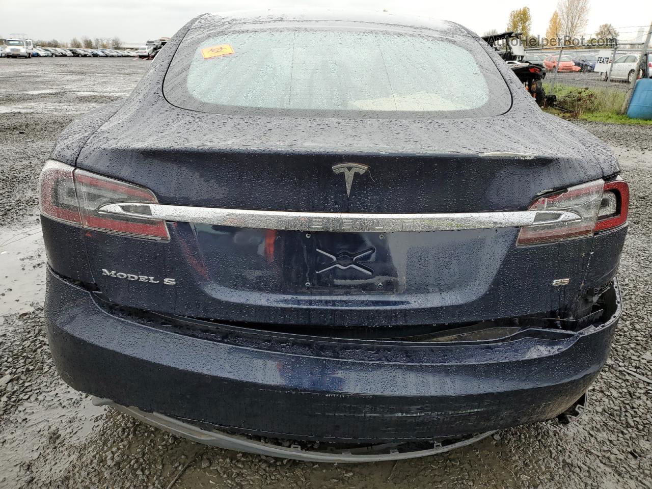 2014 Tesla Model S  Blue vin: 5YJSA1H12EFP62280