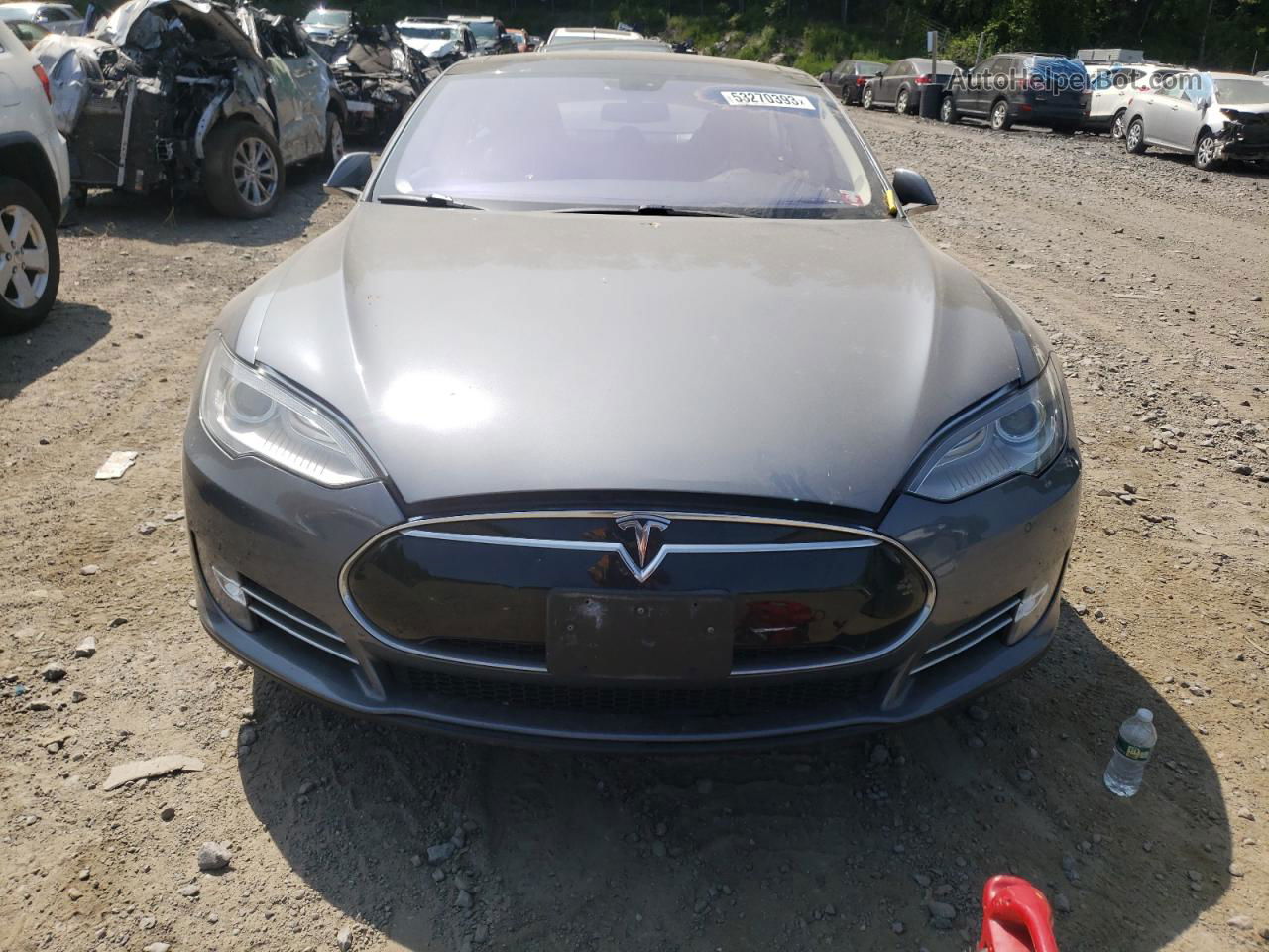 2014 Tesla Model S  Серый vin: 5YJSA1H13EFP34911