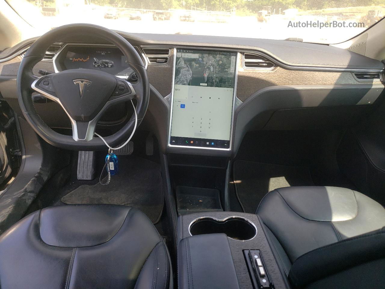 2014 Tesla Model S  Серый vin: 5YJSA1H13EFP34911