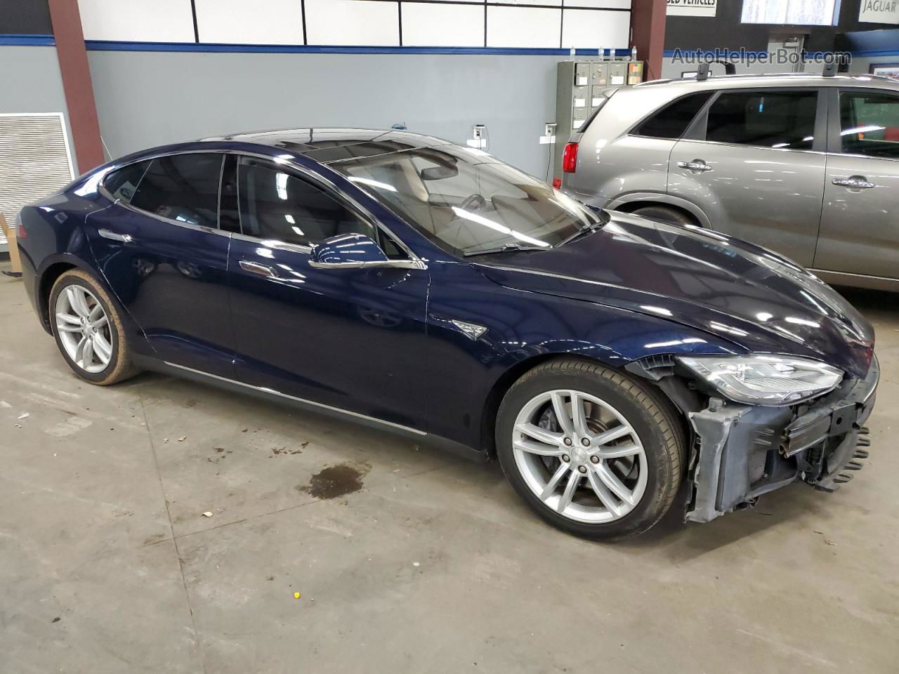 2014 Tesla Model S  Blue vin: 5YJSA1H13EFP55189