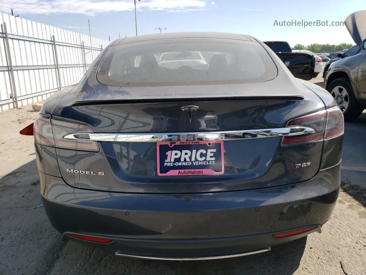 2014 Tesla Model S  Gray vin: 5YJSA1H13EFP56861