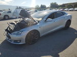 2014 Tesla Model S  Silver vin: 5YJSA1H14EFP31824