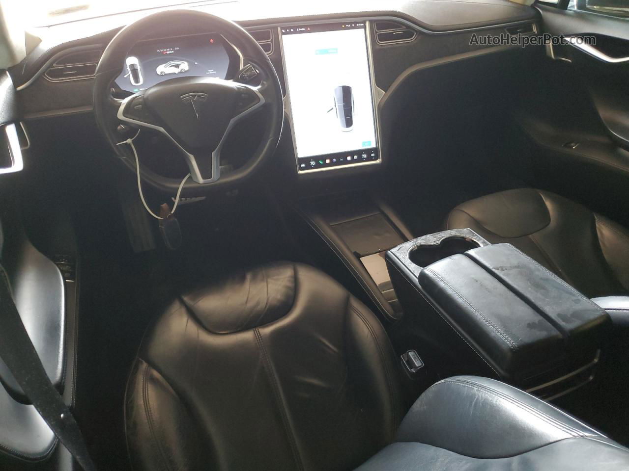 2014 Tesla Model S  Белый vin: 5YJSA1H14EFP38272