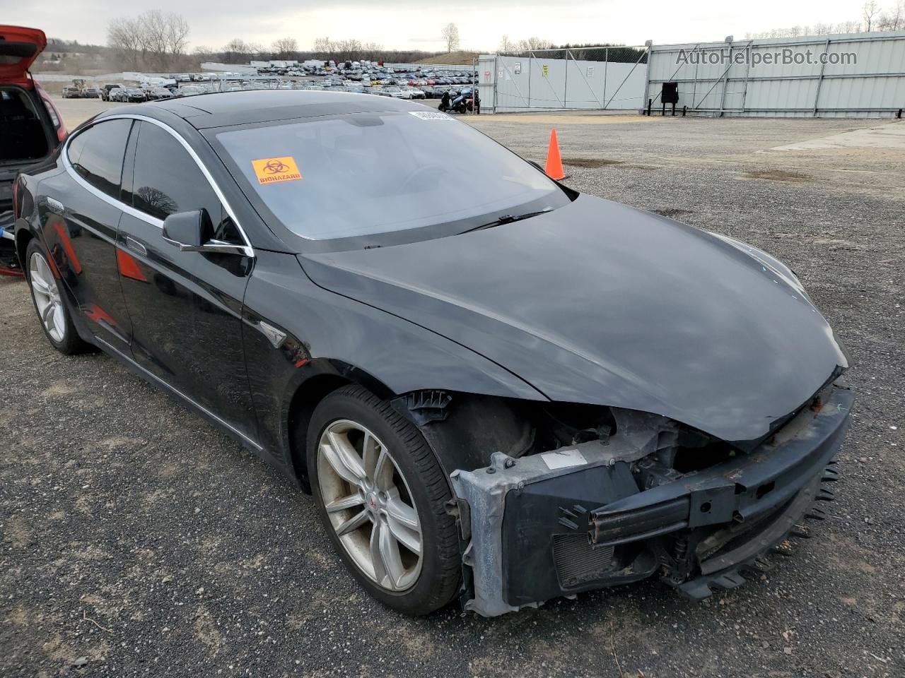 2014 Tesla Model S  Черный vin: 5YJSA1H14EFP44895