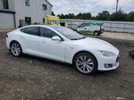 2014 Tesla Model S  White vin: 5YJSA1H14EFP48638