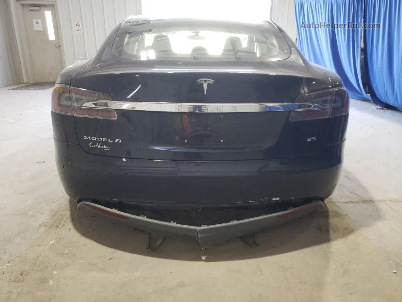 2014 Tesla Model S  Blue vin: 5YJSA1H14EFP52611