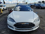 2014 Tesla Model S  White vin: 5YJSA1H14EFP55489