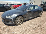 2014 Tesla Model S  Gray vin: 5YJSA1H14EFP61521