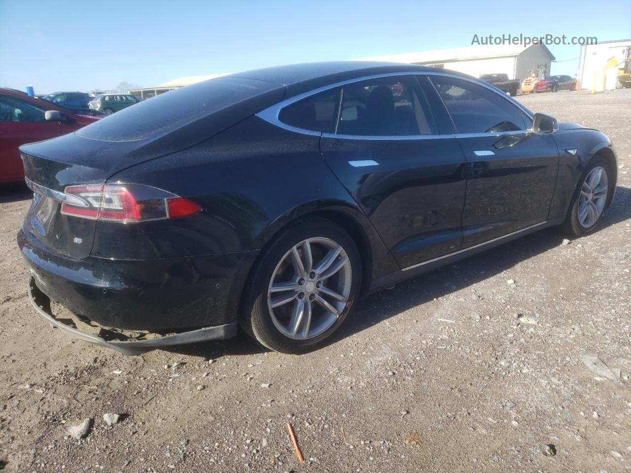 2015 Tesla Model S 85 Черный vin: 5YJSA1H14FFP72794
