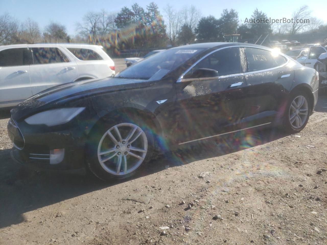 2015 Tesla Model S 85 Черный vin: 5YJSA1H14FFP72794