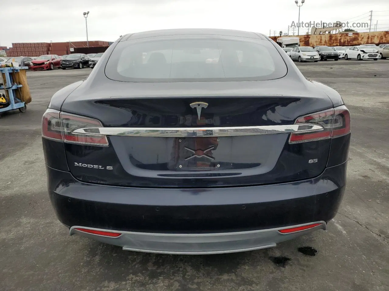 2014 Tesla Model S  Blue vin: 5YJSA1H15EFP34408