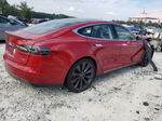 2014 Tesla Model S  Red vin: 5YJSA1H15EFP38491