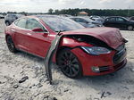 2014 Tesla Model S  Red vin: 5YJSA1H15EFP38491