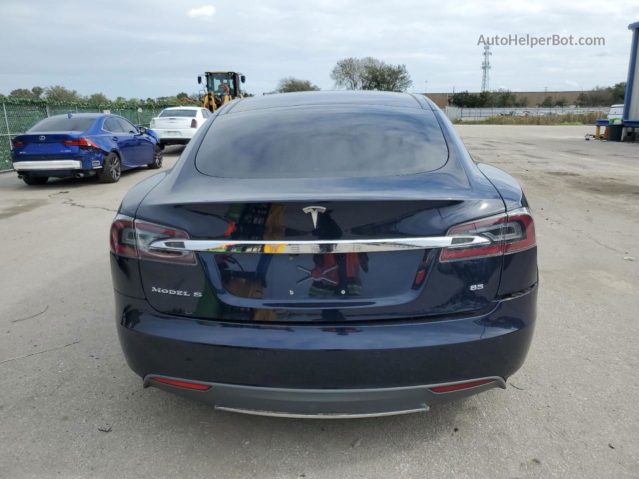 2014 Tesla Model S  Blue vin: 5YJSA1H16EFP28519