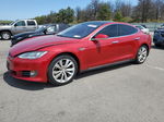 2014 Tesla Model S  Red vin: 5YJSA1H16EFP32800