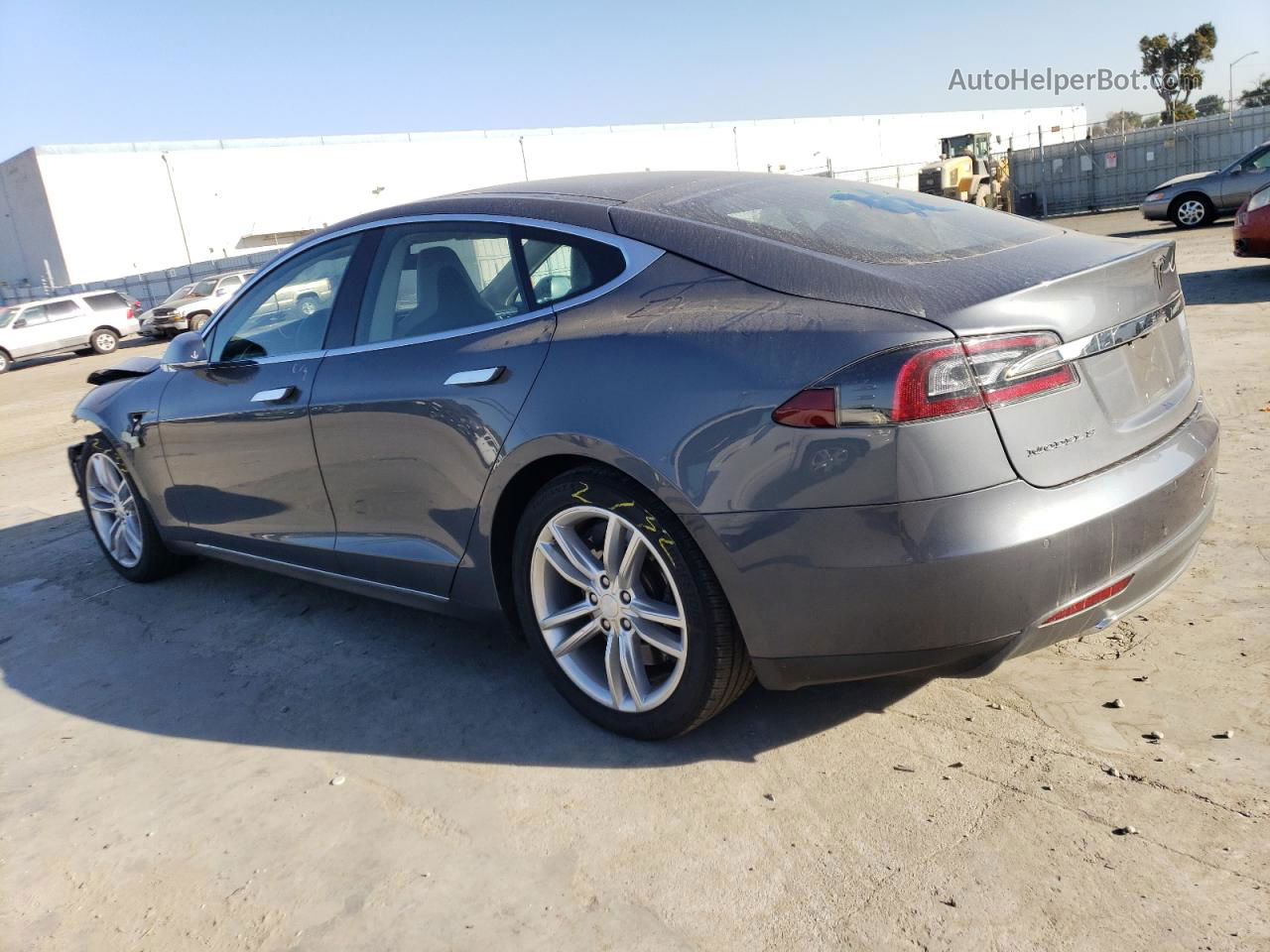 2014 Tesla Model S  Серый vin: 5YJSA1H16EFP37561