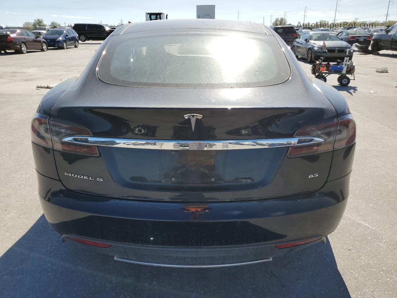 2014 Tesla Model S  Синий vin: 5YJSA1H16EFP43800