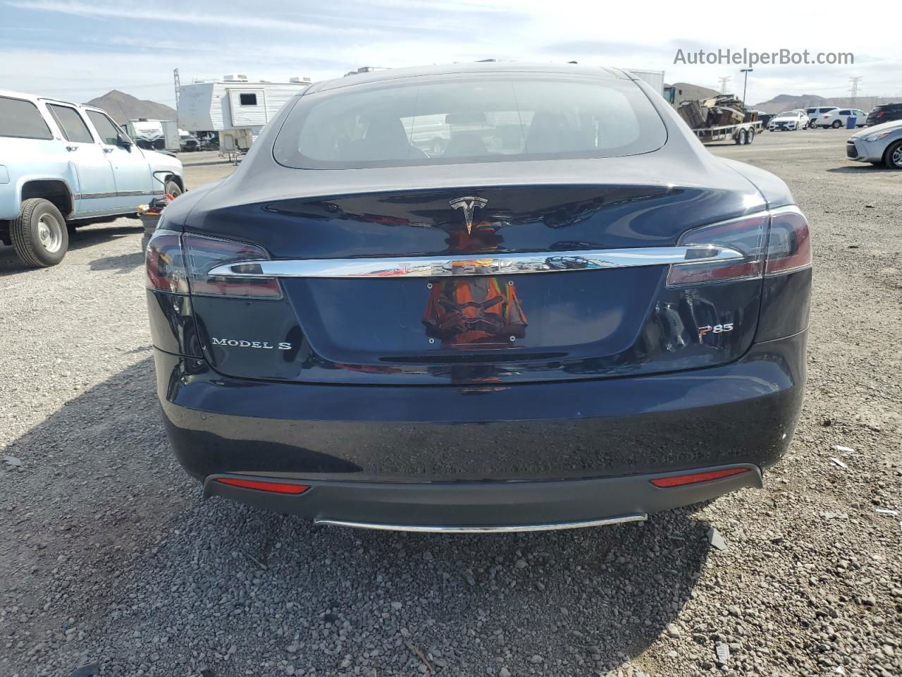 2014 Tesla Model S  Blue vin: 5YJSA1H17EFP45779