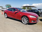 2014 Tesla Model S  Red vin: 5YJSA1H17EFP52702