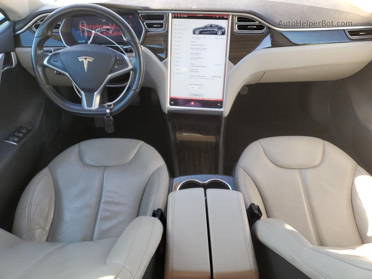 2015 Tesla Model S 85 Gray vin: 5YJSA1H17FF080643