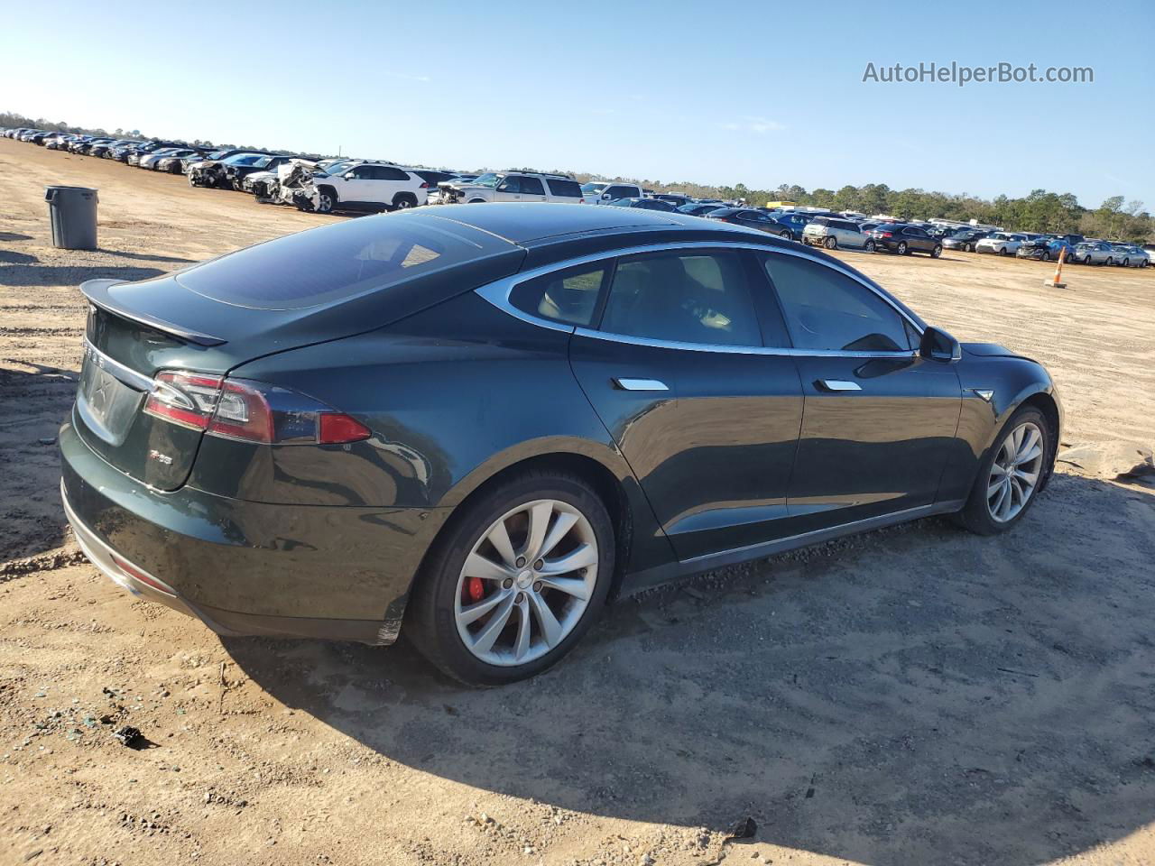 2014 Tesla Model S  Gray vin: 5YJSA1H18EFP32748