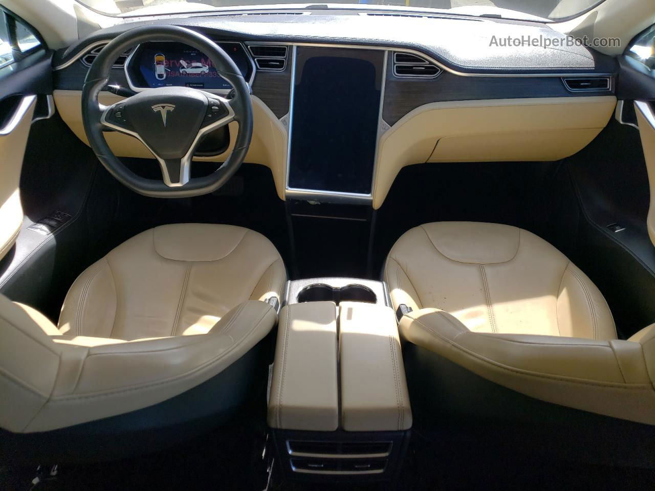 2014 Tesla Model S  White vin: 5YJSA1H18EFP33334