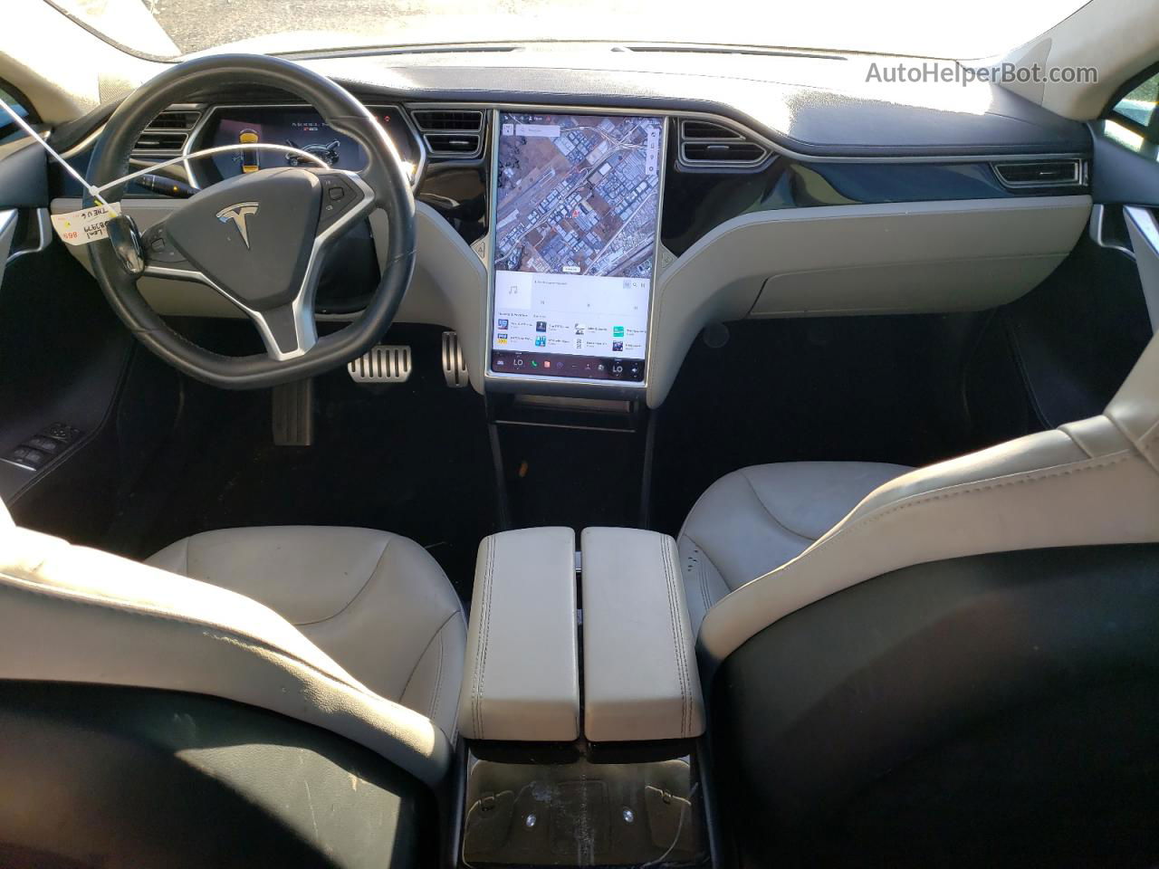 2014 Tesla Model S  Черный vin: 5YJSA1H18EFP37562